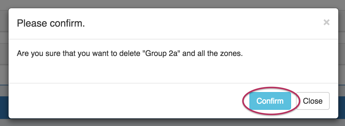 ProVision Documentation > .Working with DNS Groups vHG-8.3.0 > 6.0 DNSv3 Delete Group Confirm.png
