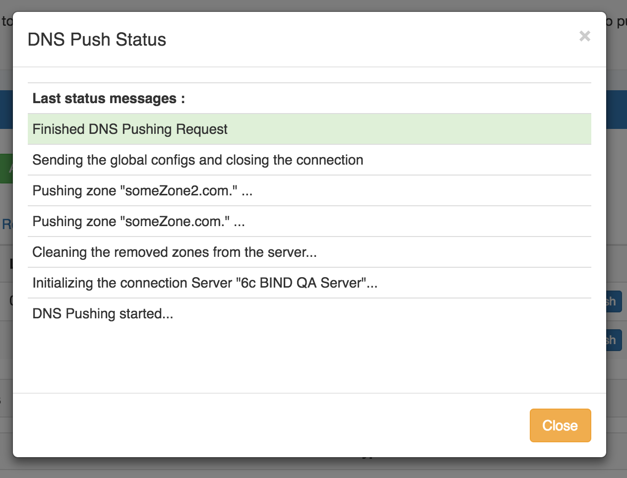ProVision Documentation > .Working with DNS Groups vHG-8.3.0 > 6.0 DNSv3 Group Push Status.png