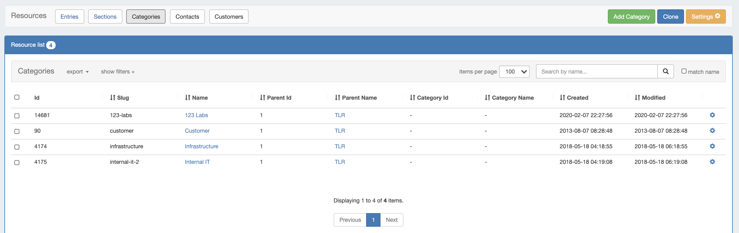 Documentation 7.4.x > Working with Resources > 7.4.0 Resources Category List.png