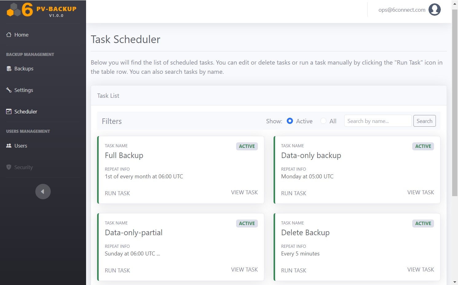Documentation 8.3.x IP > Managed Backups Web Interface > PV-Backup Scheduler.jpg