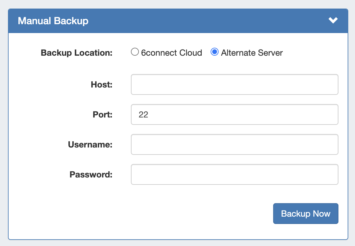 Documentation 8.3.x IP > Application Settings > 8.2.0 Admin Settings Backup Alterate.png